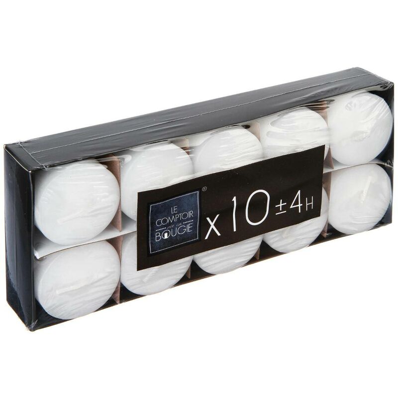 foto del prodotto confezione da 10 candele bianche many 45g atmosphera cr ateur d int rieur