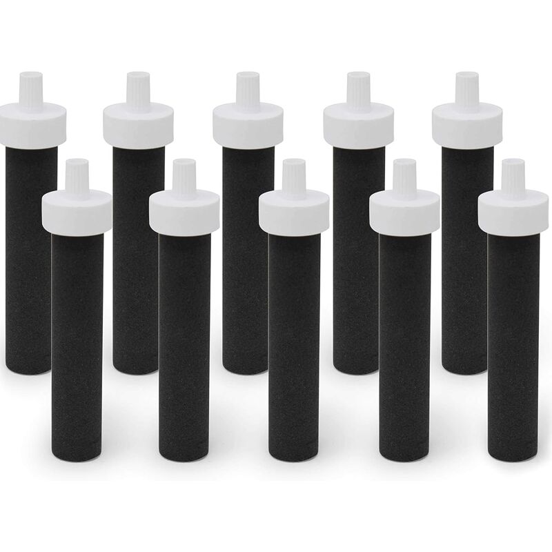 foto del prodotto confezione da 10 filtri filtri di ricambio per borracce compatibili con filtri per bottiglie rigide e bottiglie sportive. compatibile con la