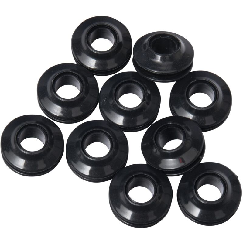 foto del prodotto confezione da 10 occhielli auto perforanti per teloni werka pro nero