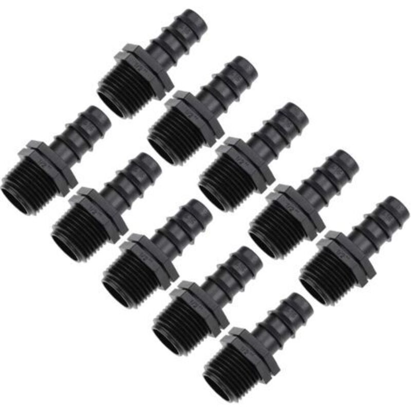 foto del prodotto confezione da 10 raccordo a goccia 16 mm x 1 2 per irrigazione a goccia accessorio essenziale per un installazione efficiente