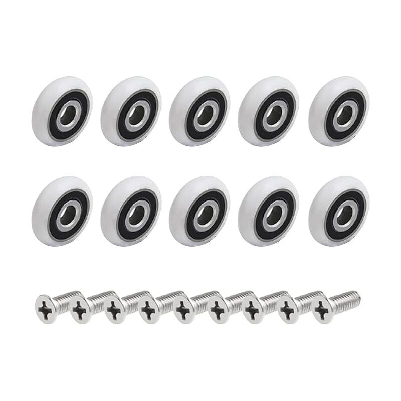 foto del prodotto confezione da 10 rulli di ricambio per porta doccia 19 mm bebusingoto