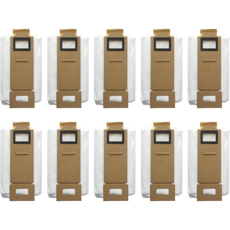 foto del prodotto confezione da 10 sacchetti antipolvere per aspirapolvere xiaomi roborock t7s t7plus t7splus s7 - sollbry