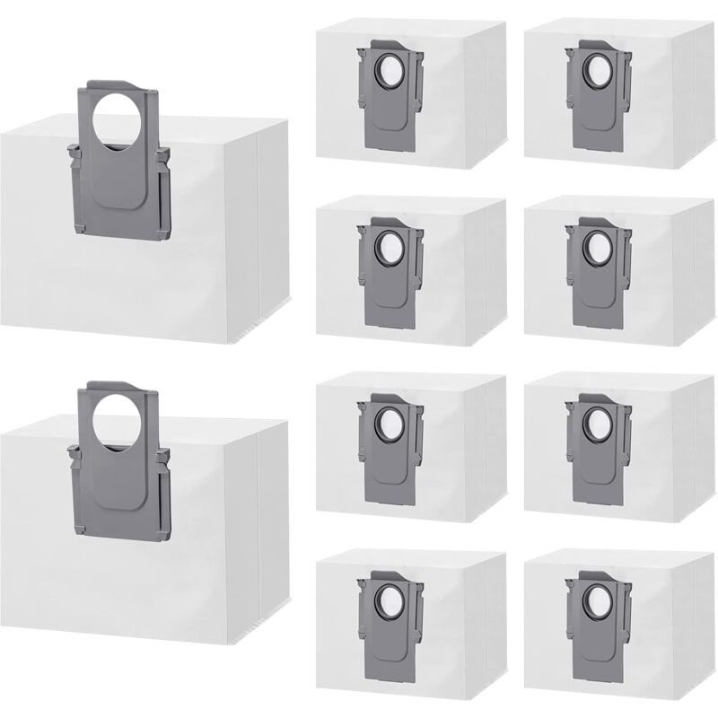 foto del prodotto confezione da 10 sacchetti di polvere per xiaomi roborock s7 maxv ultra s7 pro ultra roborock q7 max roborock q7 max q5 s8 s8 s8 pro ultra