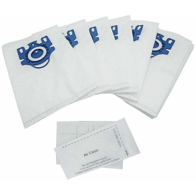 foto del prodotto confezione da 10 sacchetti di ricambio per aspirapolvere miele hyclean 3d efficiency gn classic c1 complete c2 c3 series s2000 s5000 s8000.