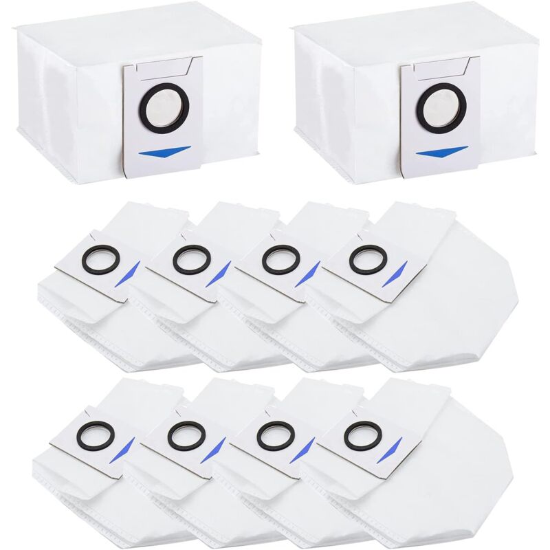 foto del prodotto confezione da 10 sacchetti per aspirapolvere accessori per deebot x1 omni x1 e omni t20 omni, sacchetti per la polvere accessori di ricambio per