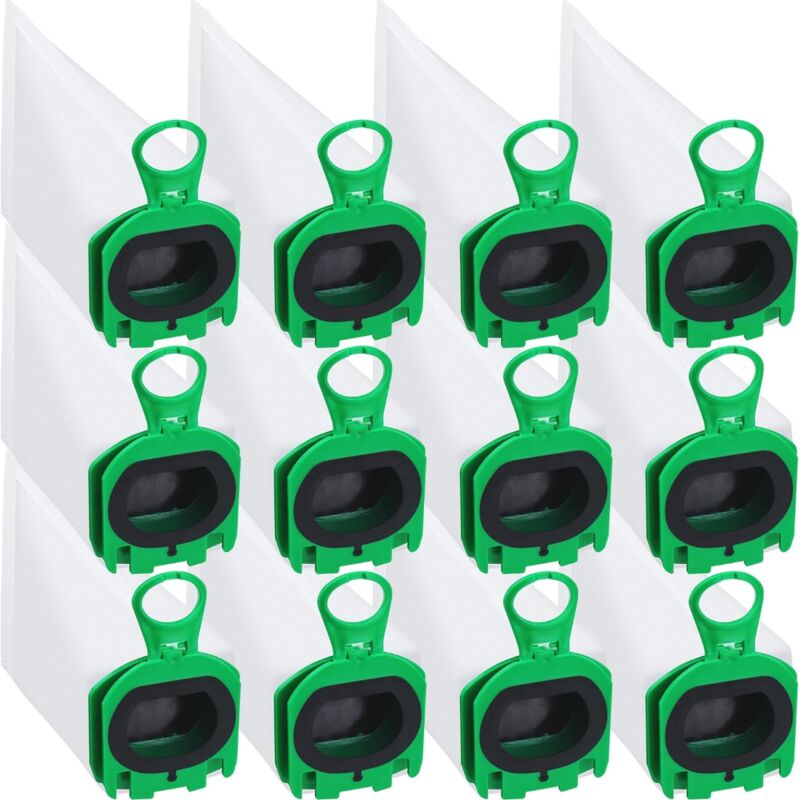 foto del prodotto confezione da 10 sacchetti per aspirapolvere vorwerk kobold vb100 vb 100 fp100 fp 100 sacchetti filtro - ymyny