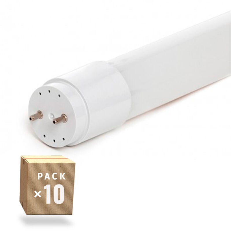 foto del prodotto confezione da 10 tubi led t8 22w 3080lm 6000 k vetro 150cm 40.000h tc t8 22wc cw pk10 ap 