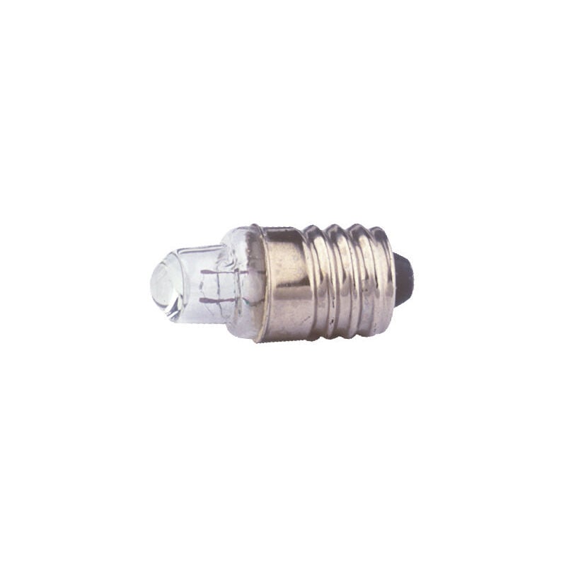 foto del prodotto confezione da 100 pz. e10 lampadine a vite in cristallo con lente di ingrandimento 3v electro dh 12.355 3 0.3 8430552021055