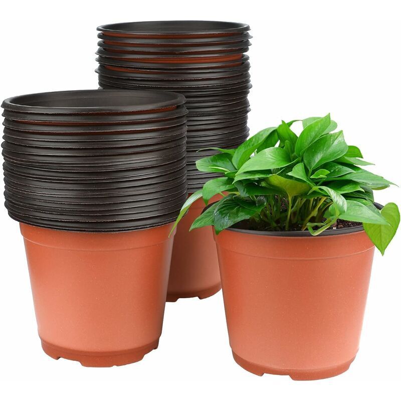foto del prodotto confezione da 100 vasi flessibili in plastica per semi da 15 cm una soluzione pratica per le tue piantine e le tue colture.