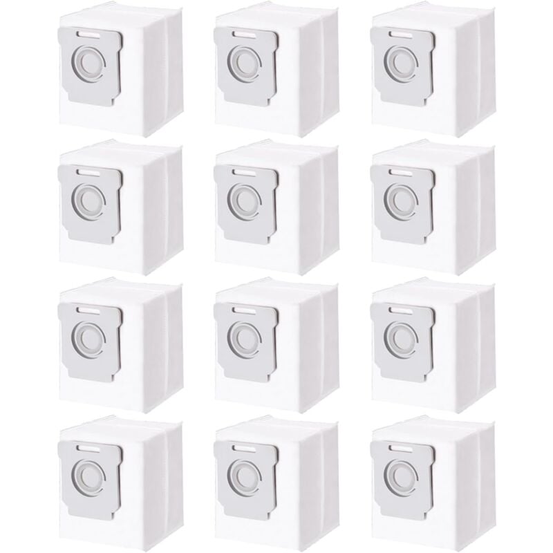 foto del prodotto confezione da 12 sacchetti per aspirapolvere applicabili per irobot roomba i7 i7 i3 i3 i4 i4 i6 i6 j7 j7 i8 i8 s9 s9 e5 e6 e7, accessori