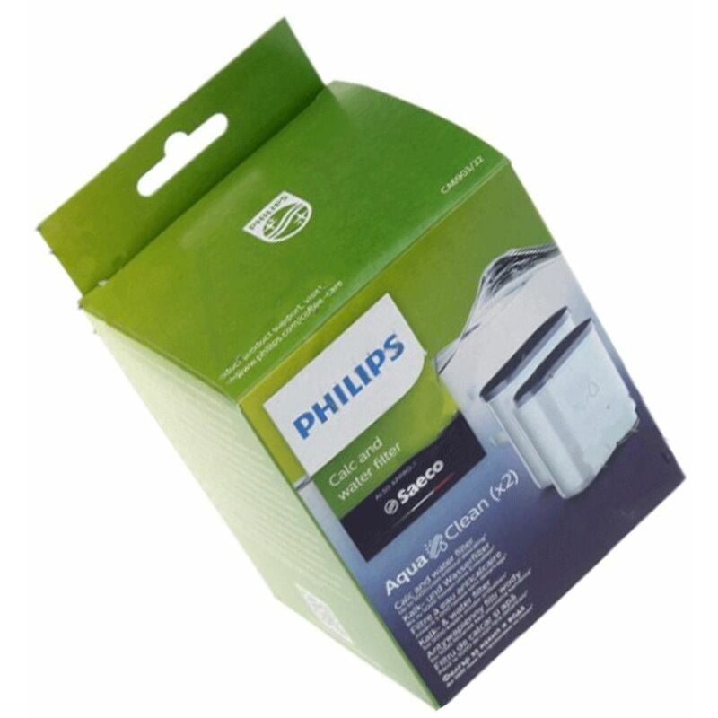 foto del prodotto confezione da 2 filtri anticalcare aquaclean originali macchina da caff , caffettiera philips 4365671