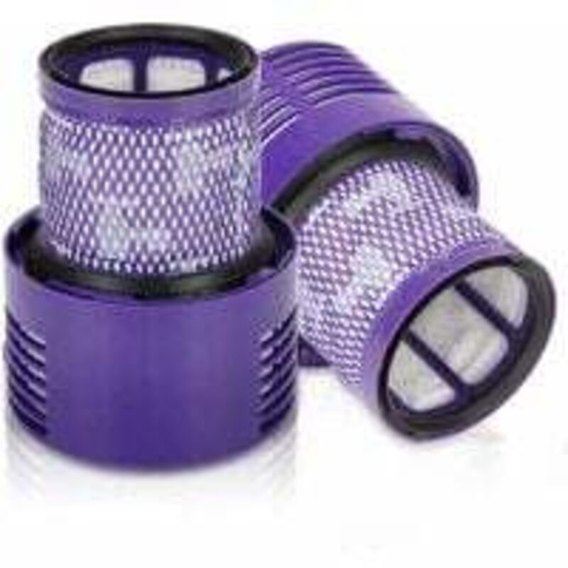 foto del prodotto confezione da 2 filtri di ricambio lavabili e riutilizzabili per dyson v10 cyclone animal absolute motor head total clean pro extra cordless con