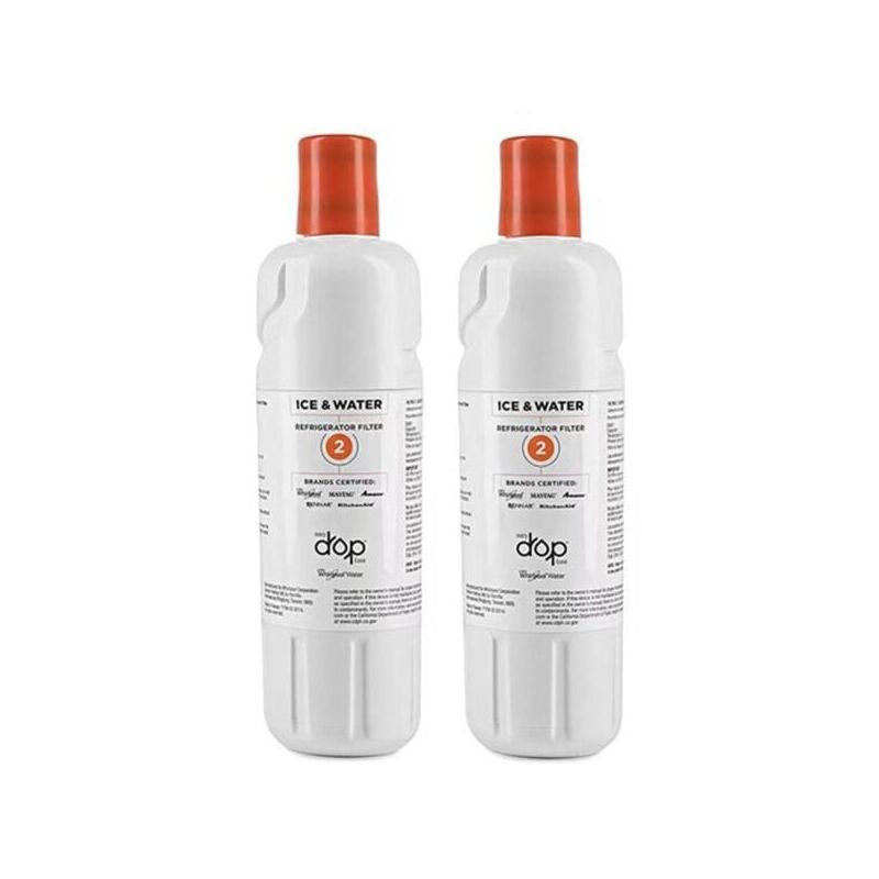 foto del prodotto confezione da 2 filtri edr2rxd1 frigorifero, filtro acqua frigorifero