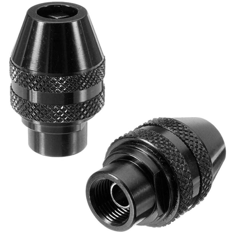 foto del prodotto confezione da 2 mandrino autoserrante universale, utensile multi cambio rapido per utensili rotanti dremel 4486 3000 4000 7700 8200 ymyny