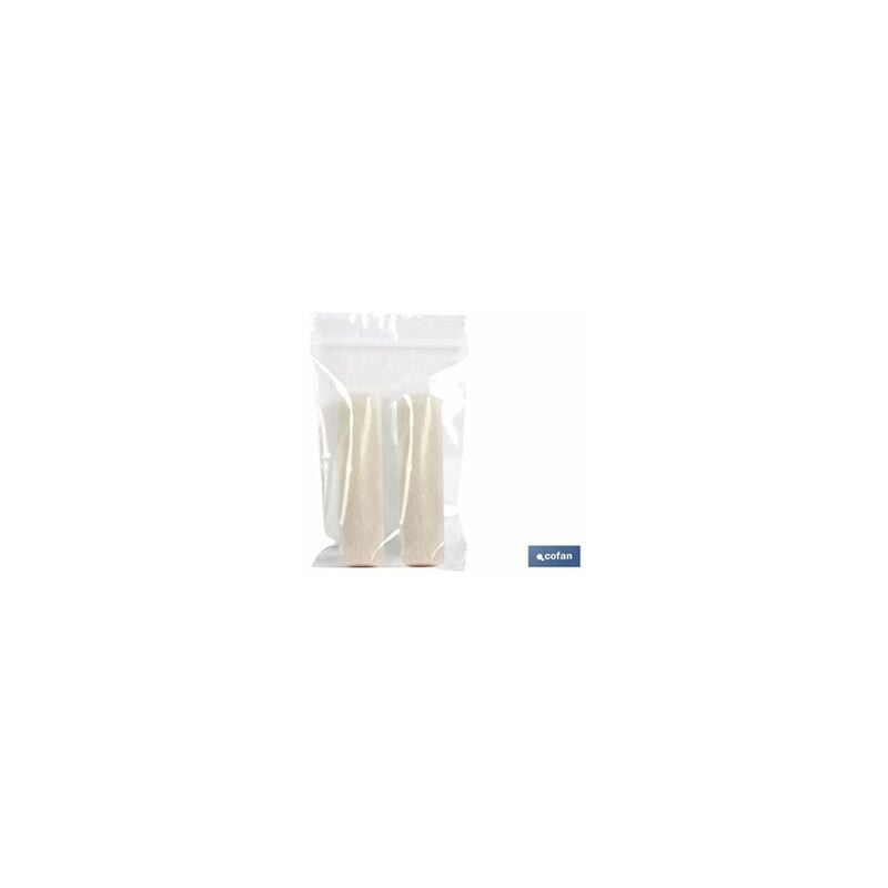 foto del prodotto confezione da 2 mini ricariche per rulli in velluto da 15 cm