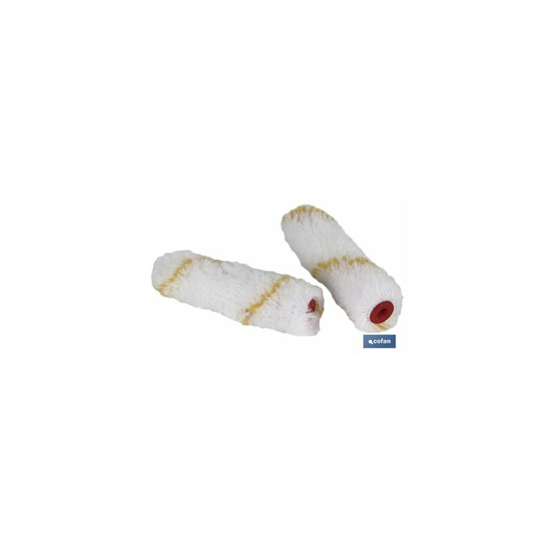 foto del prodotto confezione da 2 mini rulli di ricambio per pareti lisce 11 cm