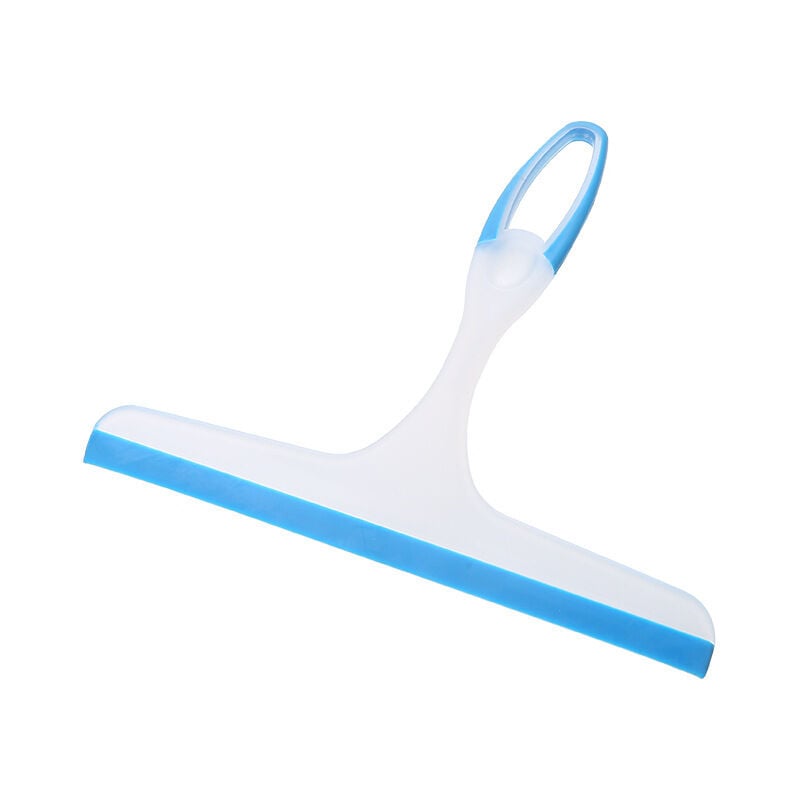 foto del prodotto confezione da 2 raschietti per doccia, bagno, doccia, vetro, con raschietto per la pulizia delle finestre, per specchio da doccia in plastica,