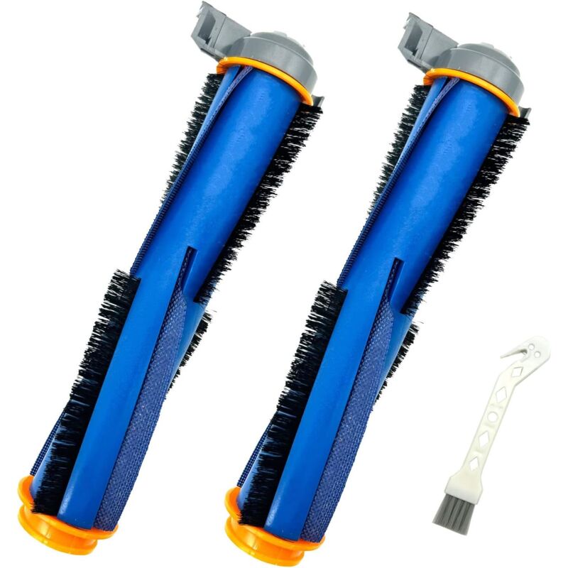 foto del prodotto confezione da 2 rotoli di spazzole di ricambio av2501s compatibili con shark av2501ae rv2502ae av2511ae ur2500sr rv2610wd rv2620wd rv2520aous