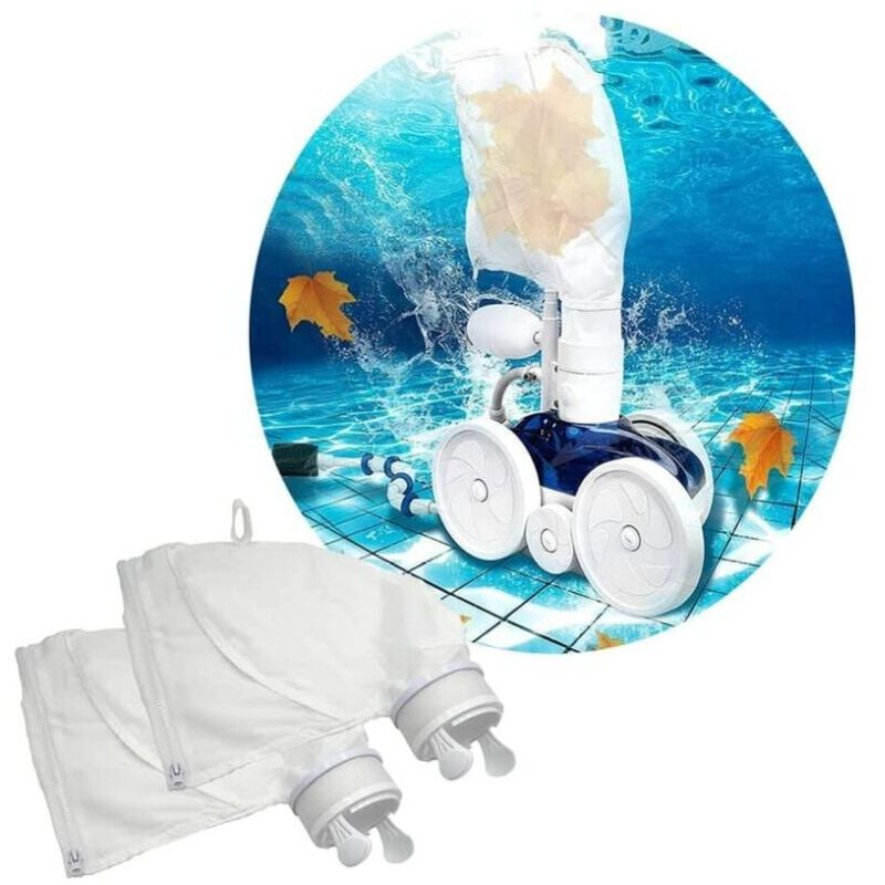 foto del prodotto confezione da 2 sacchetti per la pulizia della piscina con filtro di ricambio per polaris 280 480, t audace