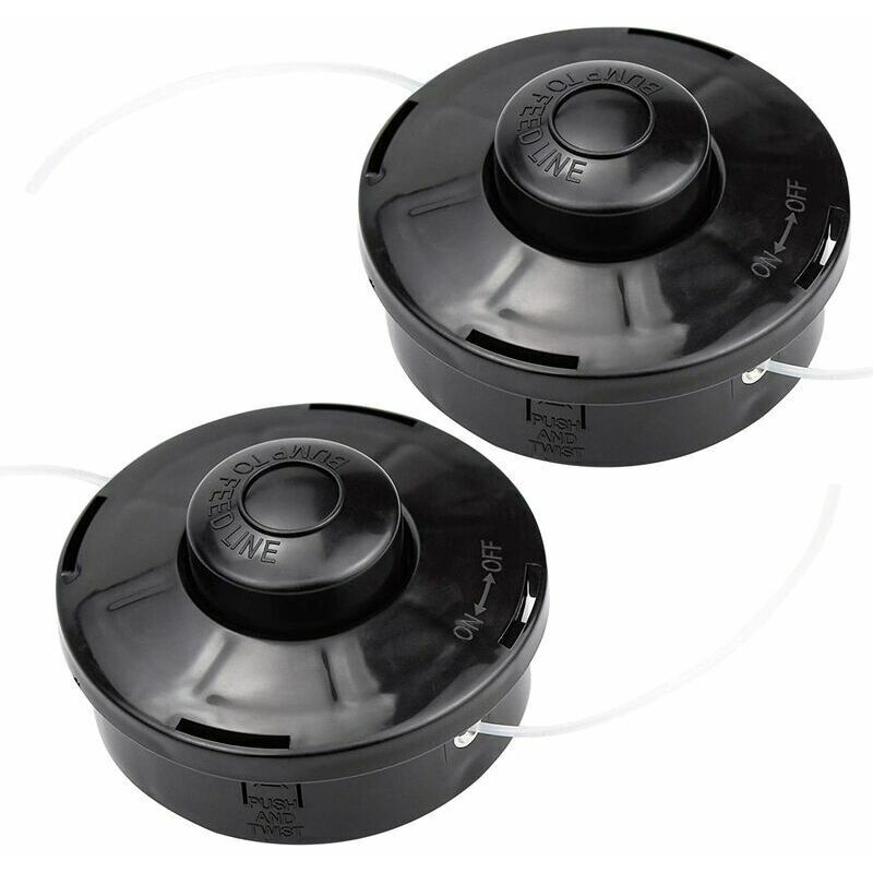 immagine 0 del prodotto confezione da 2 testine universali per decespugliatore a6481 bobina di ricambio in nylon per decespugliatore testina per decespugliatore m10 x 1,25
