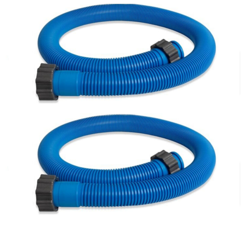 foto del prodotto confezione da 2 tubi flessibili per piscina fuori terra da 1,5 x 59 per pompa per piscina, accessorio di ricambio per filtro a sabbia per pompa