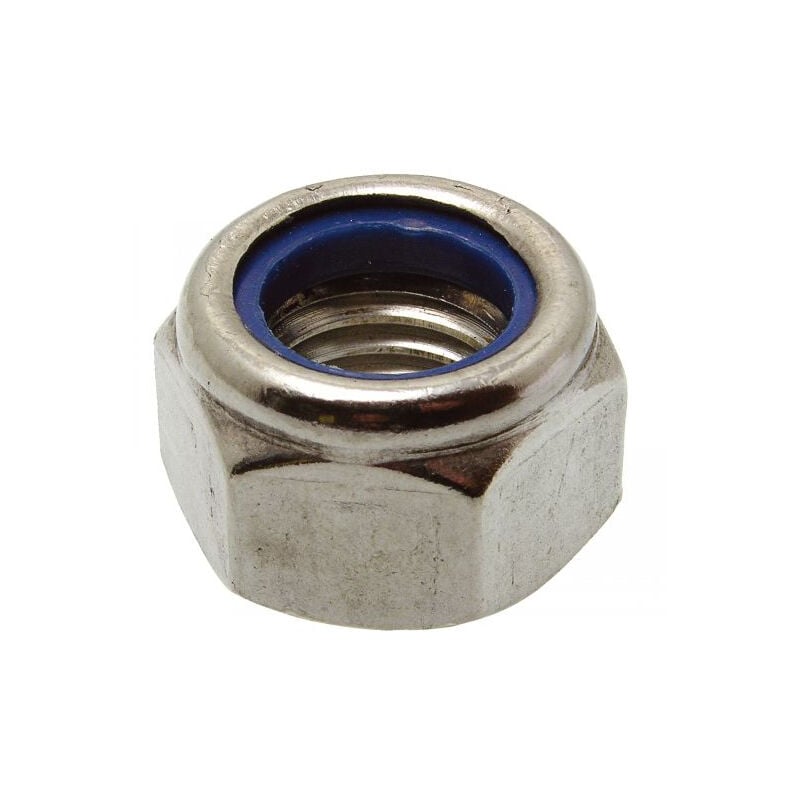 foto del prodotto confezione da 200 dadi esagonali acton con anello in nylon 6 mm 626026
