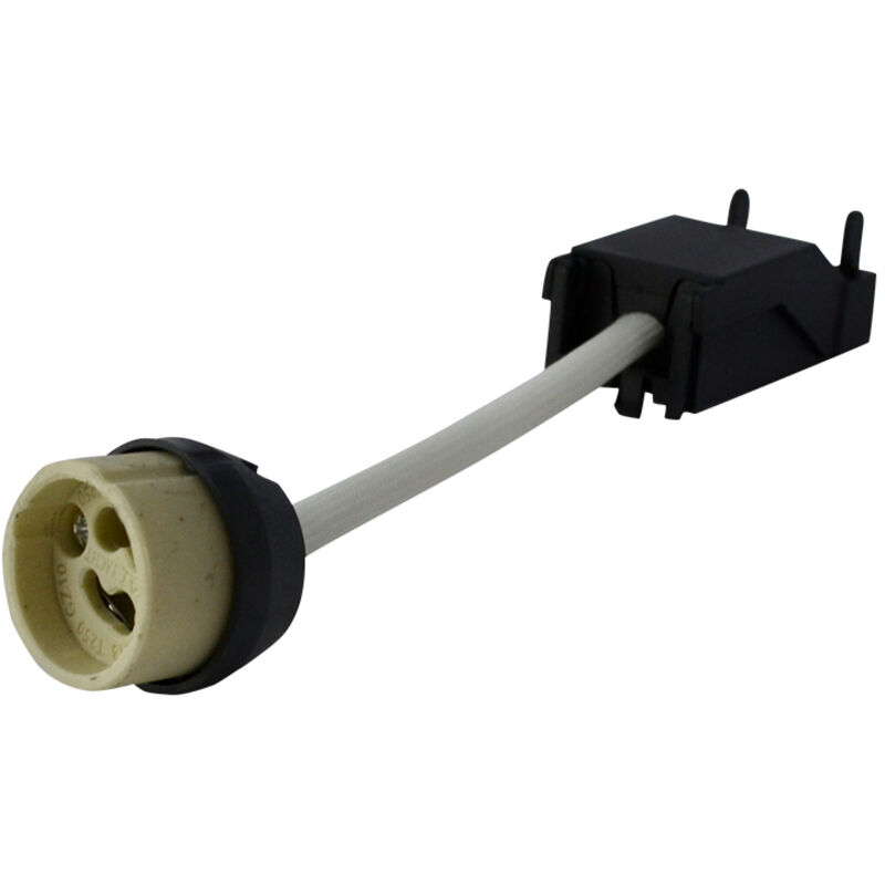 foto del prodotto confezione da 25 prese in ceramica automatiche gu10 cl2 cavo