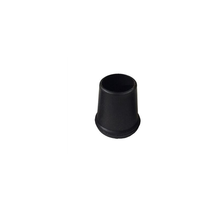 foto del prodotto confezione da 25 punte in gomma nera da 22 mm