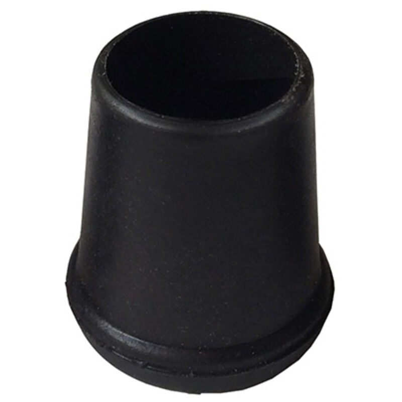 foto del prodotto confezione da 25 punte in gomma nera da 25 mm