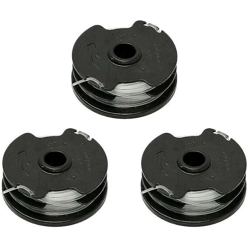 foto del prodotto confezione da 3 corde per tosaerba parkside prta 20-li c3 cordless lawn mower ian351753 bobina nero