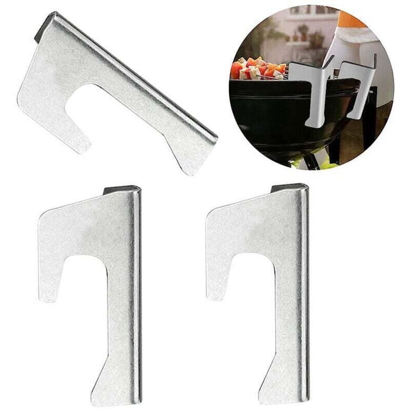 foto del prodotto confezione da 3 distanziatori per piastre di fuoco, distanziatori universali per griglia in acciaio inossidabile, distanziatori resistenti per