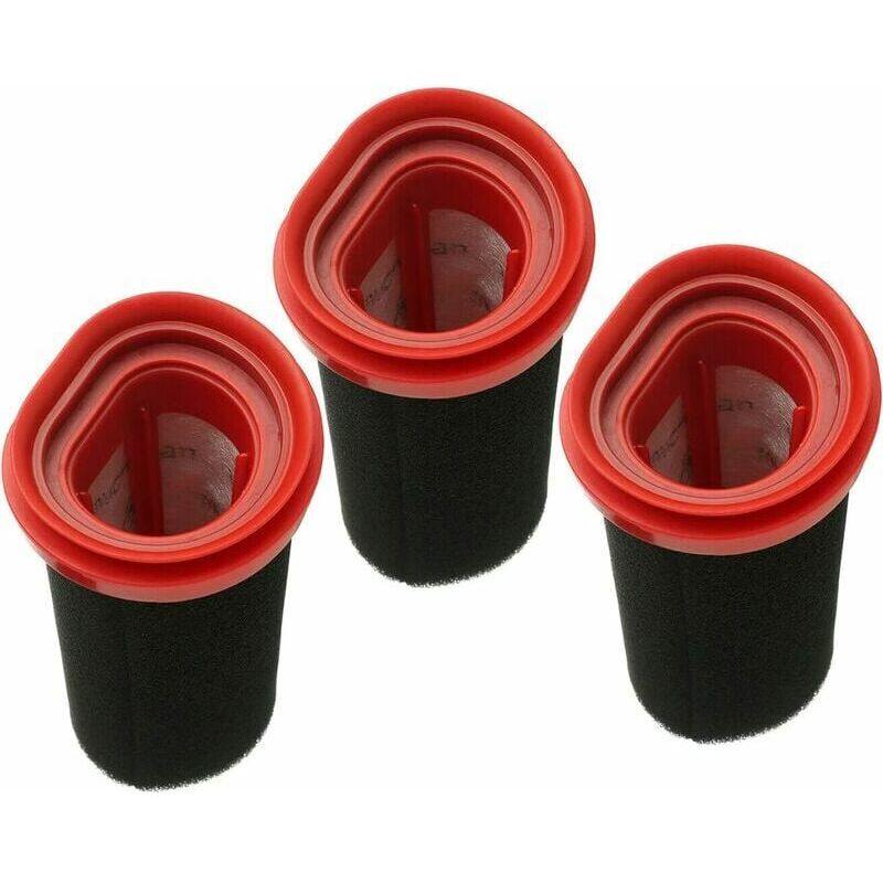 foto del prodotto confezione da 3 filtri da 25,2 v 21,6 v per aspirapolvere senza fili bosch flexxo serie 4 bbh32101 bbh3zoo25 bbh3petgb bbh3211gb sostituisce il pezzo