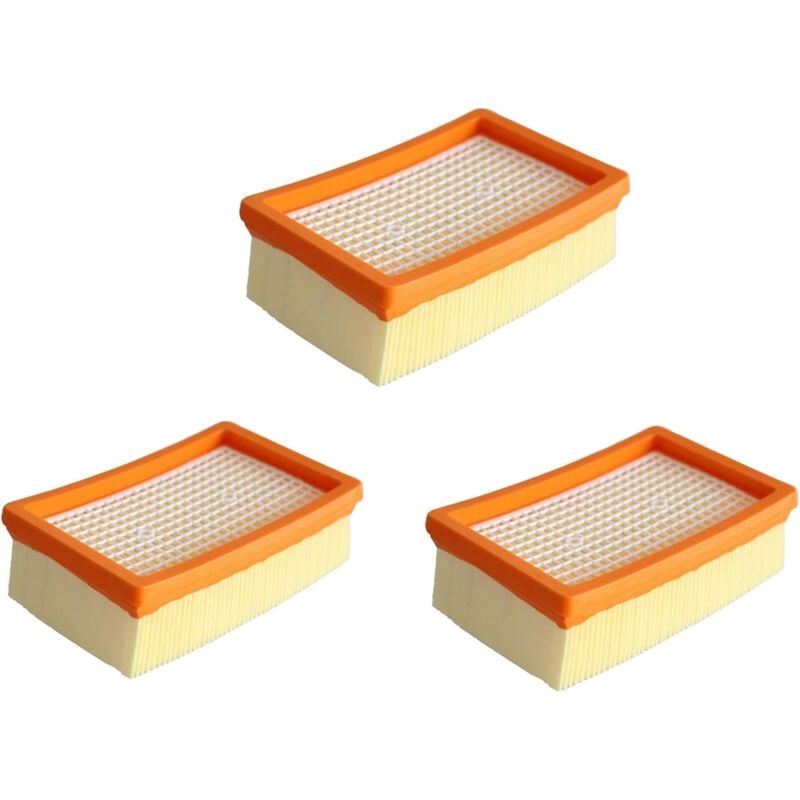 foto del prodotto confezione da 3 filtri di ricambio, filtri plissettati piatti, kit di accessori per filtro hepa, filtri di ricambio per aspirapolvere plissettati