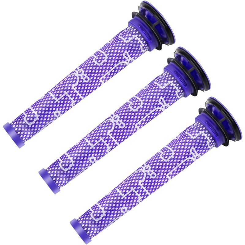 foto del prodotto confezione da 3 filtri di ricambio per dyson v6 v7 v8 dc58 dc59 dc61 dc62 dc74