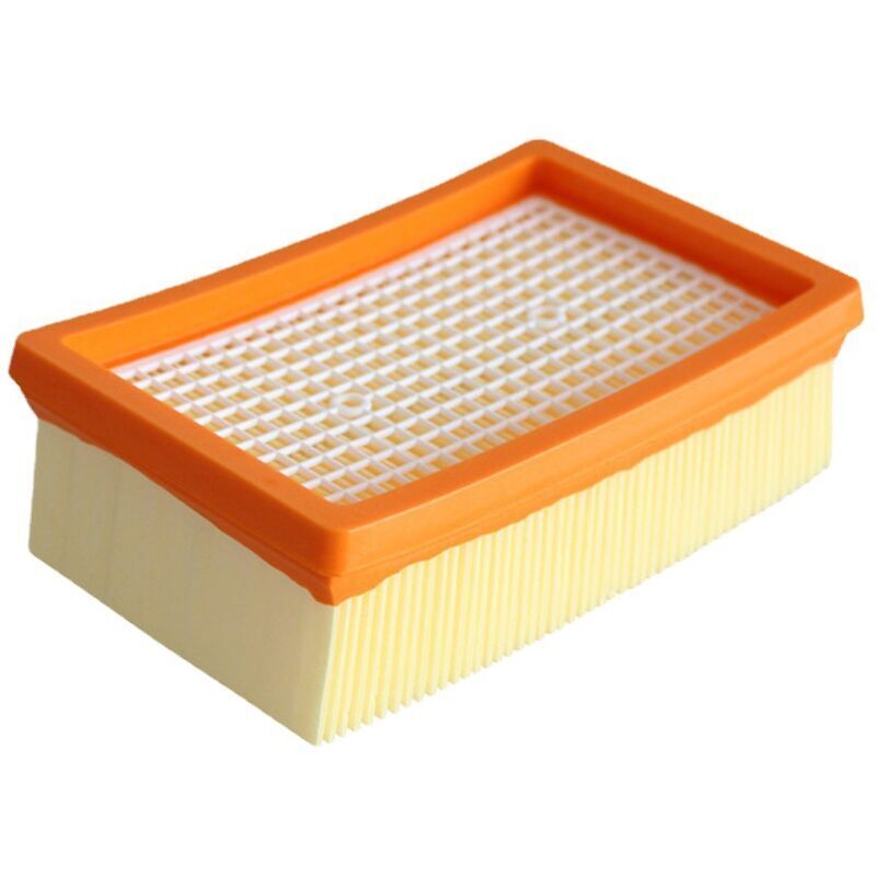 foto del prodotto confezione da 3 filtri di ricambio pieghettati piatti karcher mv4 mv5 mv6 wd4 wd5 wd6, wd4p wd5p wd6p aspirapolvere a umido - sostituisce 2.863-005.0