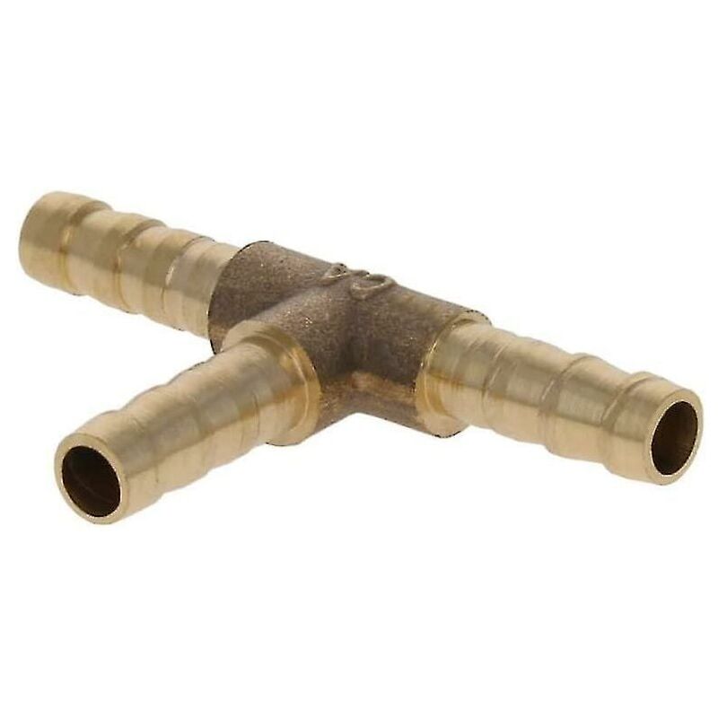 foto del prodotto confezione da 3 raccordi per tubi in ottone, 6 mm, per aria, acqua, carburante, gas