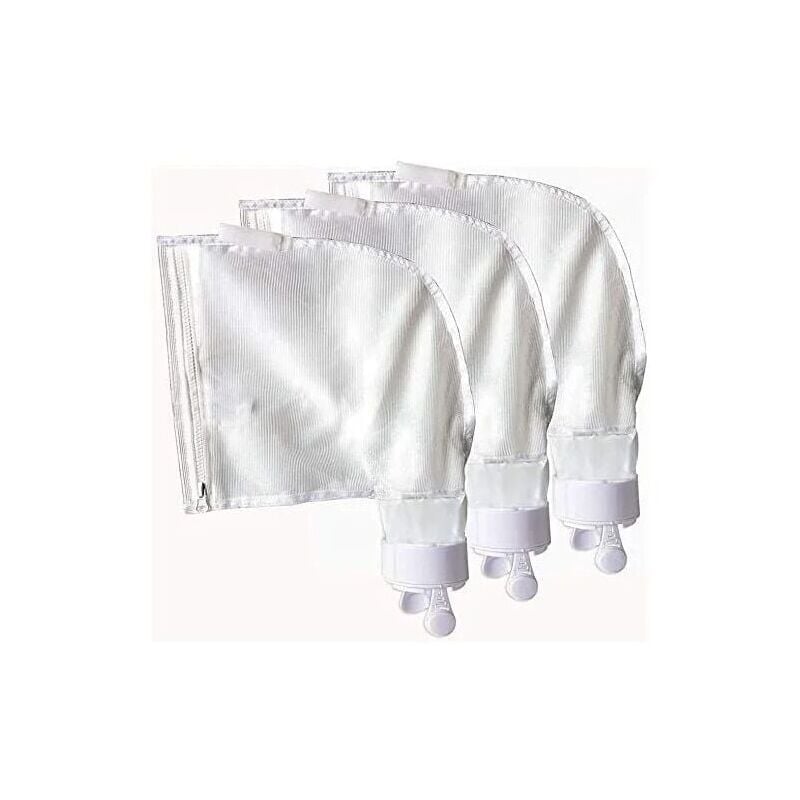 foto del prodotto confezione da 3 sacchetti di ricambio con cerniera compatibili con polaris 280 480 borse in rete di nylon multifunzione k13 k16 polaris
