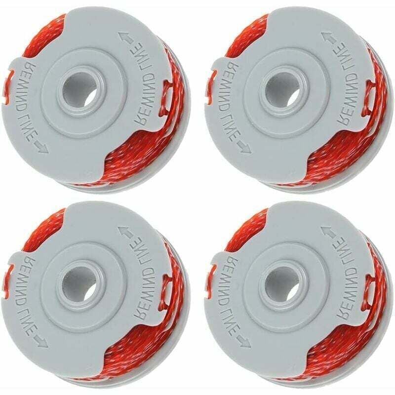 foto del prodotto confezione da 4 bobine per flymo fly021 bobina di ricambio per decespugliatore flymo trimmer 36 piedi/1,5 mm..