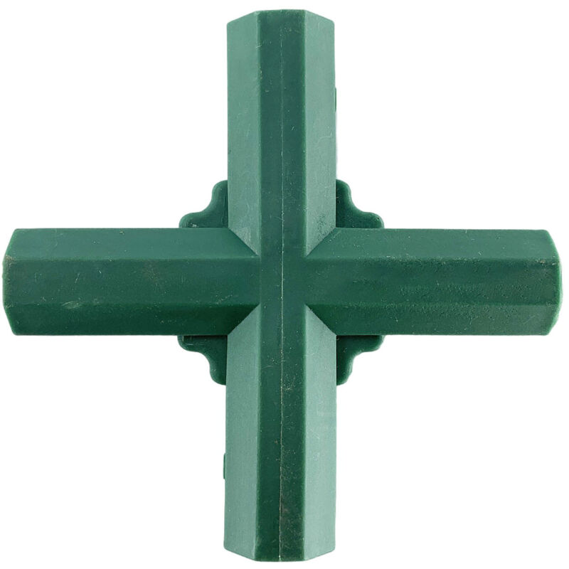 foto del prodotto confezione da 4 connettori angolari per telaio da giardino a 4 vie, connettori angolari per tubi, connettori angolari per telaio per mobili da serra,