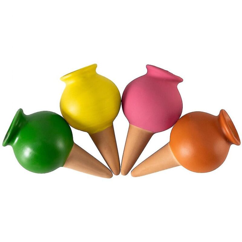 foto del prodotto confezione da 4 gocciolatori automatici per piccole bottiglie di vino, accessori multiuso per l irrigazione. bebusingoto
