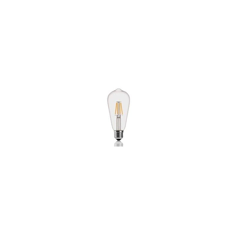 foto del prodotto confezione da 4 lampadine edison vintage 4w e27 filamento stile antico retr bianco caldo 2700k giallo caldo