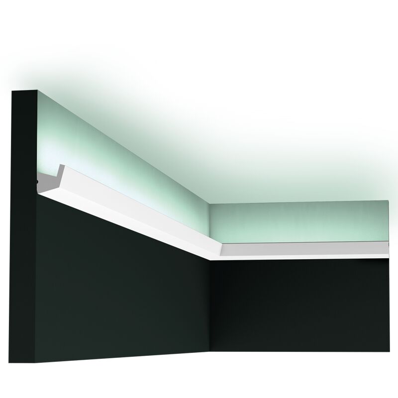 foto del prodotto confezione da 4 metri profilo dal design compatto e angolare per illuminazione a led cx189