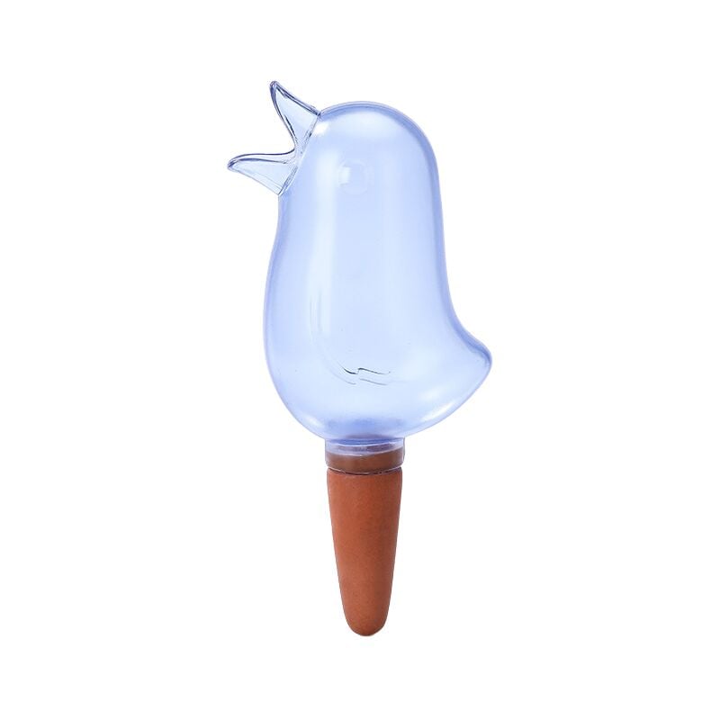 foto del prodotto confezione da 4 punte per irrigazione automatica, globi per irrigazione di piante da interno, punte per irrigazione automatica a forma di uccello,