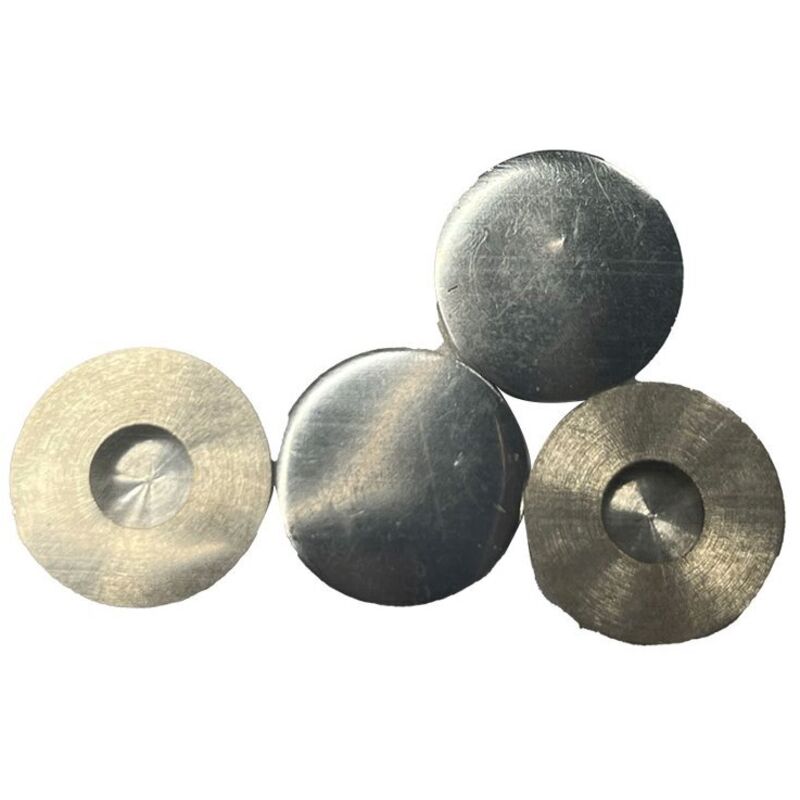 foto del prodotto confezione da 4 unità. finiture in ottone filettato liscio 18 nichel edm