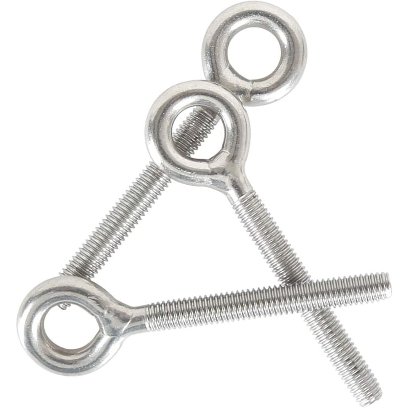 foto del prodotto confezione da 5 bulloni ad occhiello m8 bulloni ad occhiello in acciaio inossidabile 304 bulloni ad occhiello chiusi saldati bulloni ad occhiello