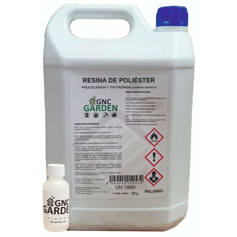 foto del prodotto confezione da 5 kg 100grs catalizzatore resina poliestere 11989637