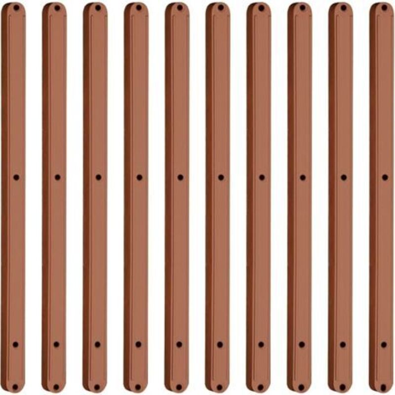 foto del prodotto confezione da 5 paia di guide in plastica per cassetti 298 mm marrone