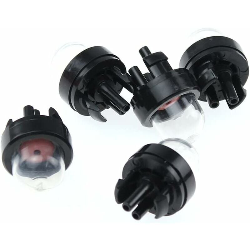 foto del prodotto confezione da 5 pompette primer per carburatori mcculloch ryobi homelite echo poulan zama