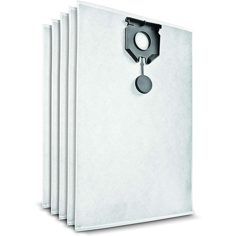 foto del prodotto confezione da 5 sacchetti filtro in pile per aspirapolvere k rcher nt 30 1