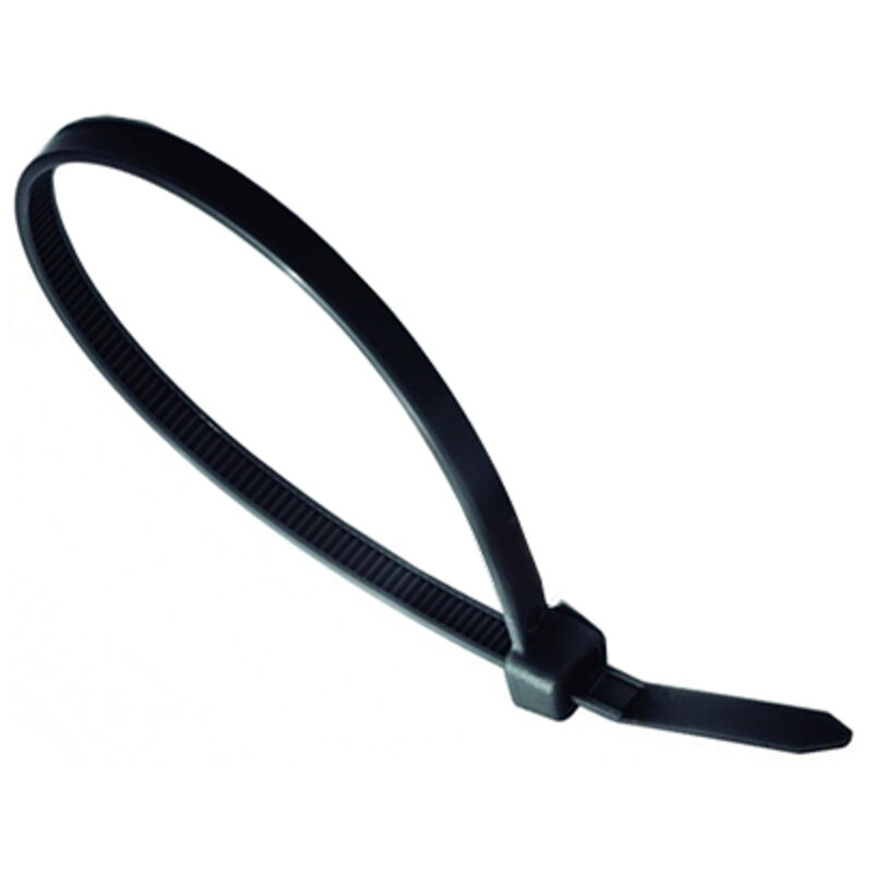 foto del prodotto confezione da 50 fascette in nylon 12,5x1000mm indice nero
